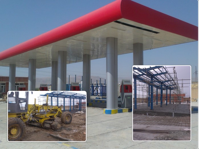 پروژه احداث جایگاه سوخت CNG واقع در شهر دورود