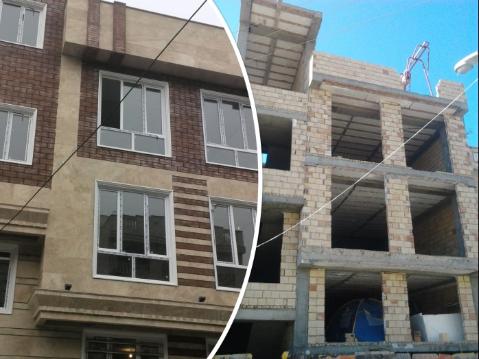 اجرای پروژه آپارتمان مسکونی شهرک گلستان